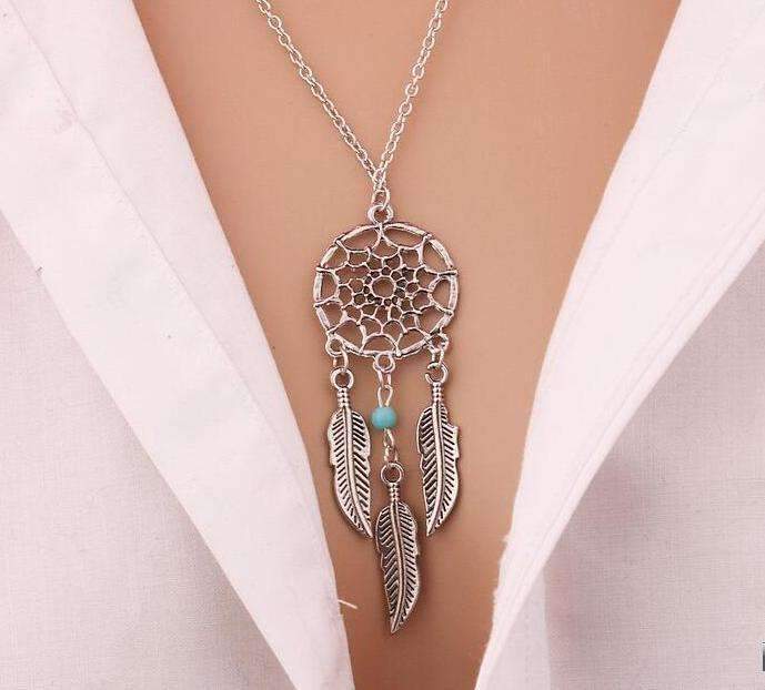 Vintage Chic Silver Chain Necklace for Women
