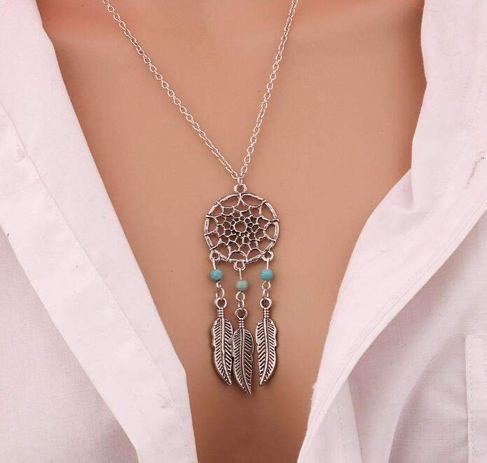 Vintage Chic Silver Chain Necklace for Women