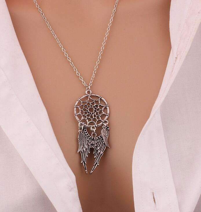 Vintage Chic Silver Chain Necklace for Women