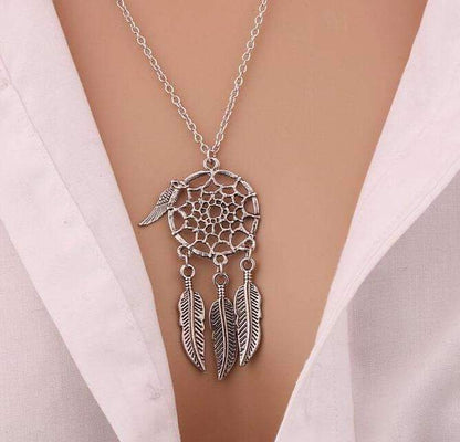 Vintage Chic Silver Chain Necklace for Women