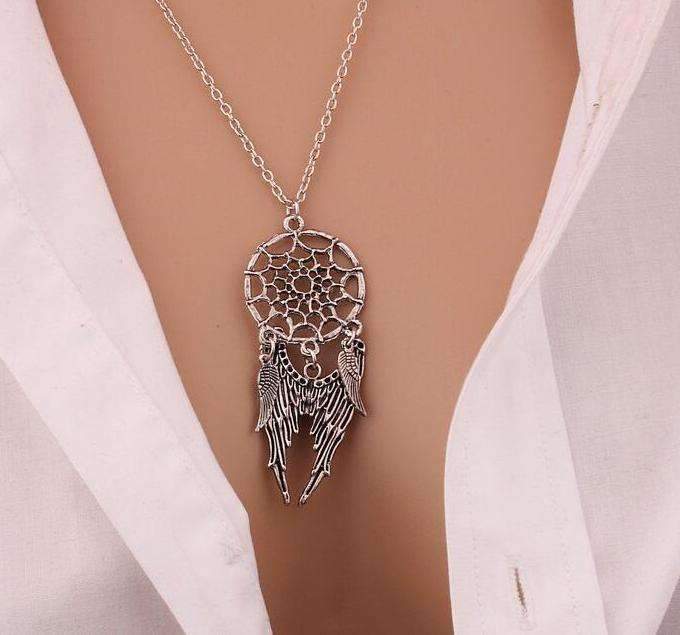 Vintage Chic Silver Chain Necklace for Women