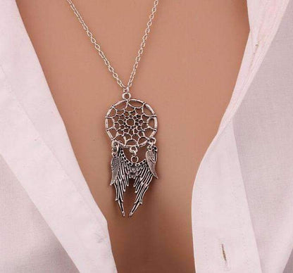 Vintage Chic Silver Chain Necklace for Women