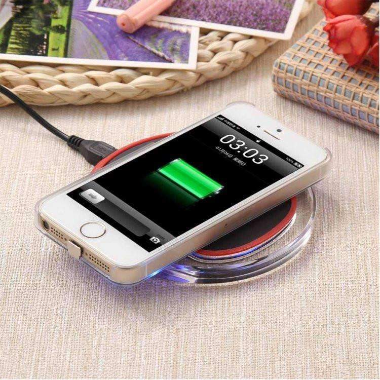 Wireless Charging Crystal Dock Station