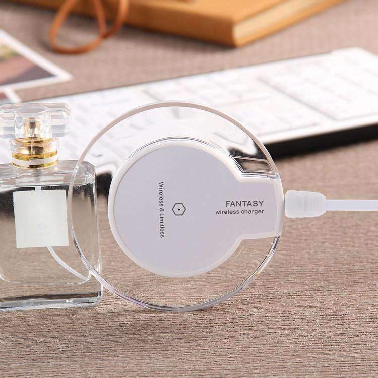 Wireless Charging Crystal Dock Station