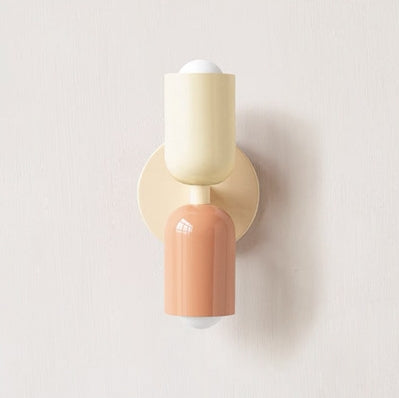 Minimalist White Wall Light Fixture