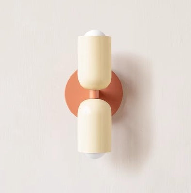 Minimalist White Wall Light Fixture