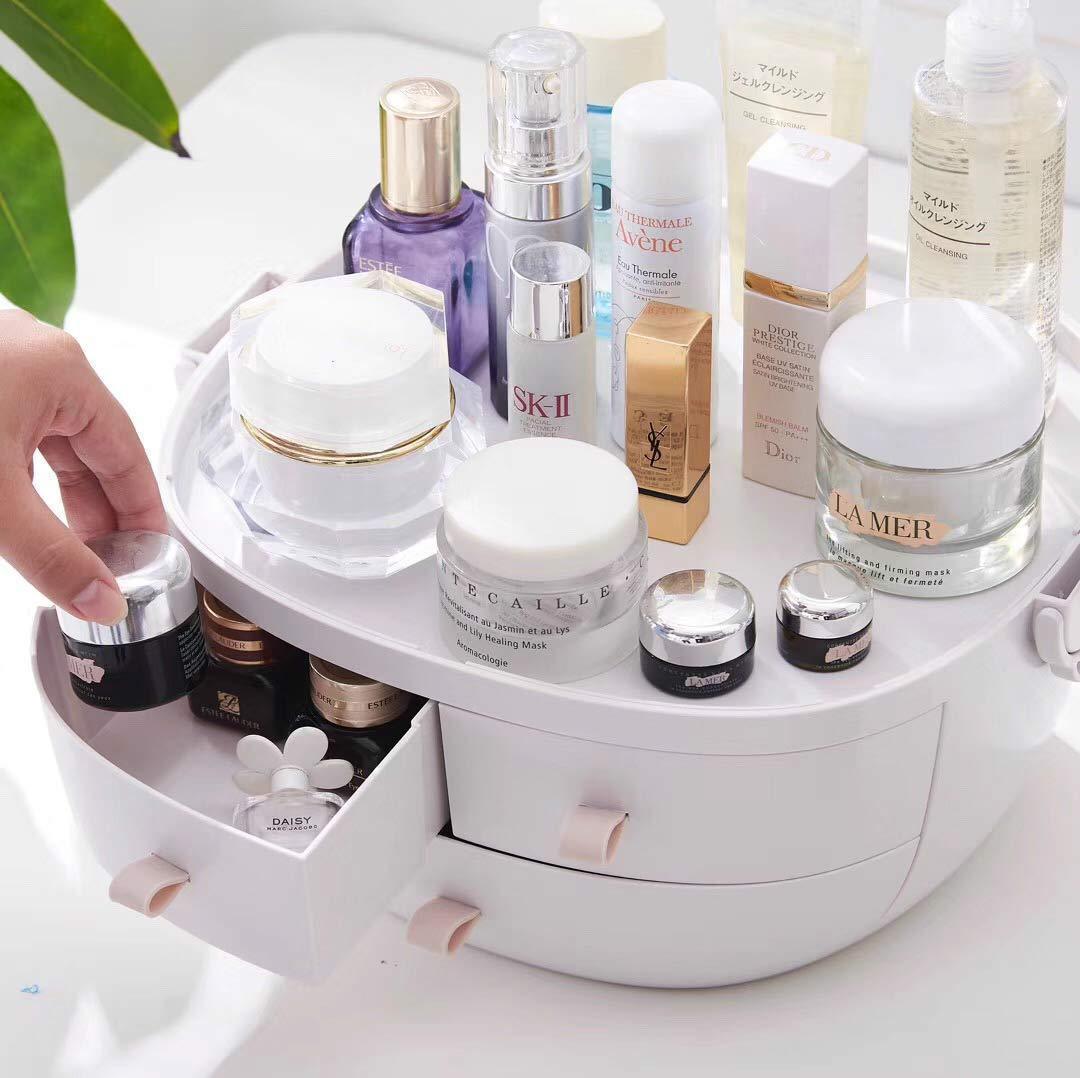 Compact Portable Makeup Storage Case