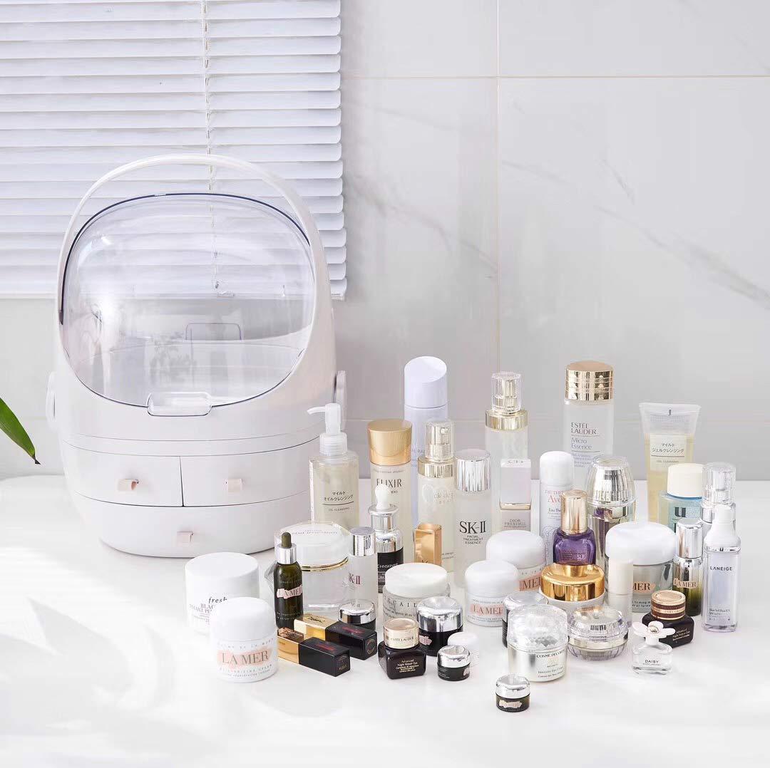 Compact Portable Makeup Storage Case