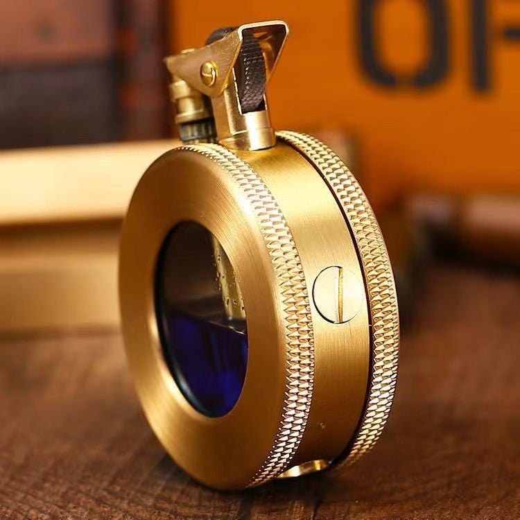 Vintage Style Metal Pocket Lighter