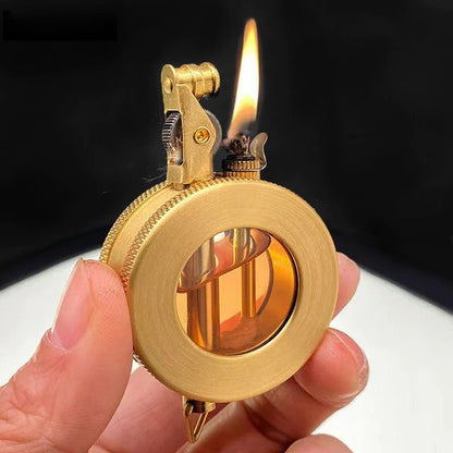Vintage Style Metal Pocket Lighter