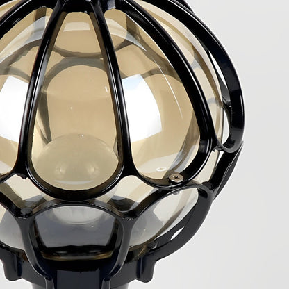 Traditional Outdoor Lamp with Glass Cover