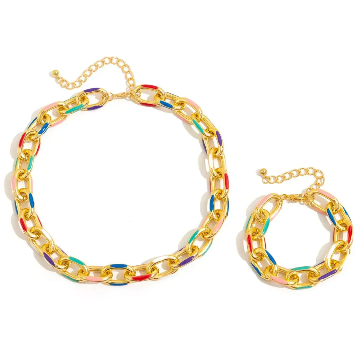Vibrant Chain Jewelry Set for Women