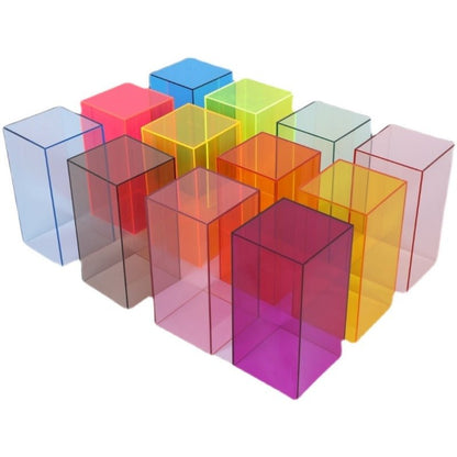 Clear Plastic Storage Container with Sleek Transparent Lid