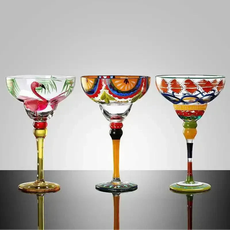Vibrant Margarita Drinking Glass