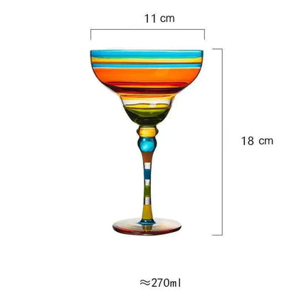 Vibrant Margarita Drinking Glass