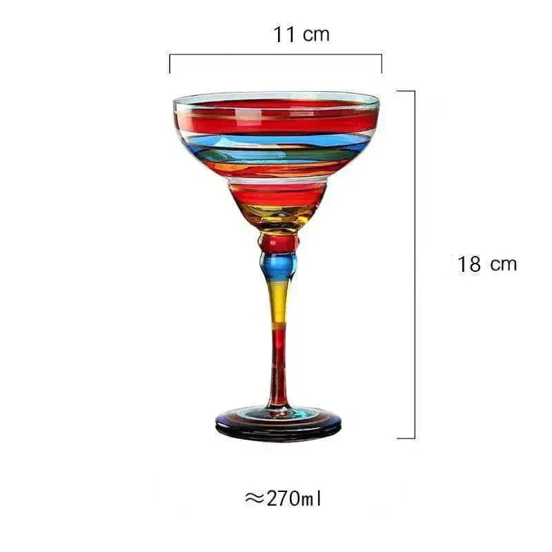 Vibrant Margarita Drinking Glass