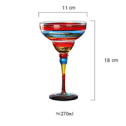 Vibrant Margarita Drinking Glass