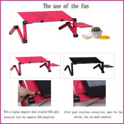 Compact Folding Laptop Table Stand