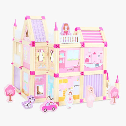 Creative Wooden Building Blocks Set