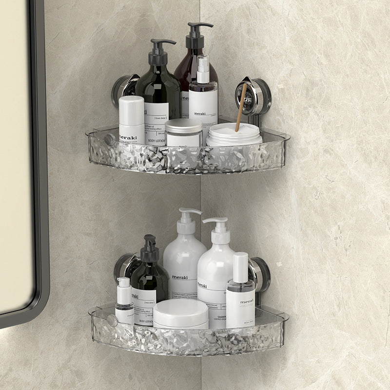 Bathroom Corner Shelf Suction Cup Storage Caddy