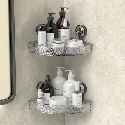 Bathroom Corner Shelf Suction Cup Storage Caddy