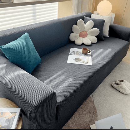 Cozy Jacquard Sofa Slipcover with Grip Bottom