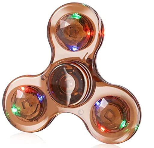 Colorful LED Fidget Spinner Toy