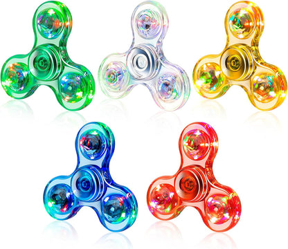Colorful LED Fidget Spinner Toy