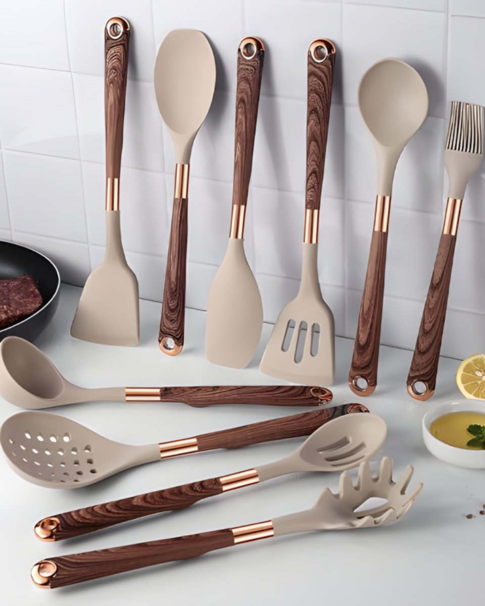 Durable Non-Stick Kitchen Utensil Set for Easy Cooking - Yeezlab