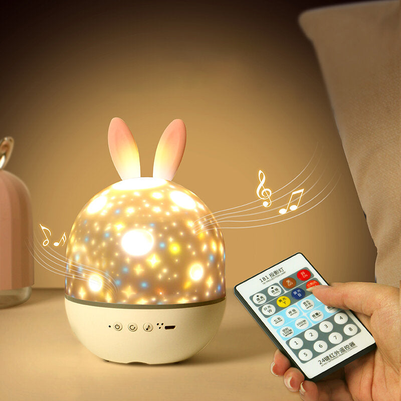 Colorful Rabbit Night Light Projector - Yeezlab