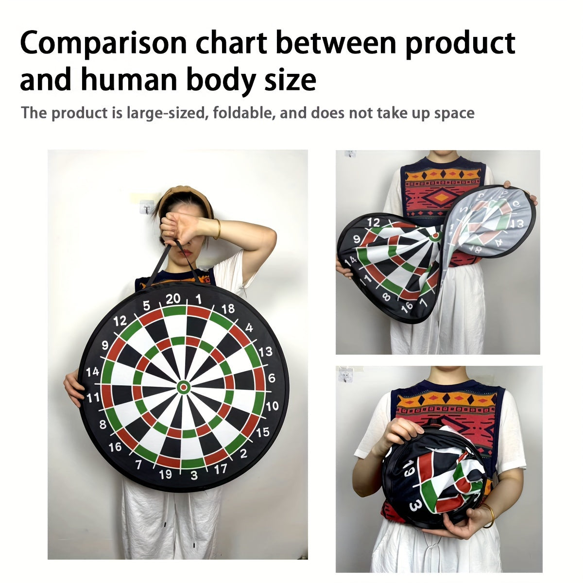 Big Portable Soft Tip Dartboard Set