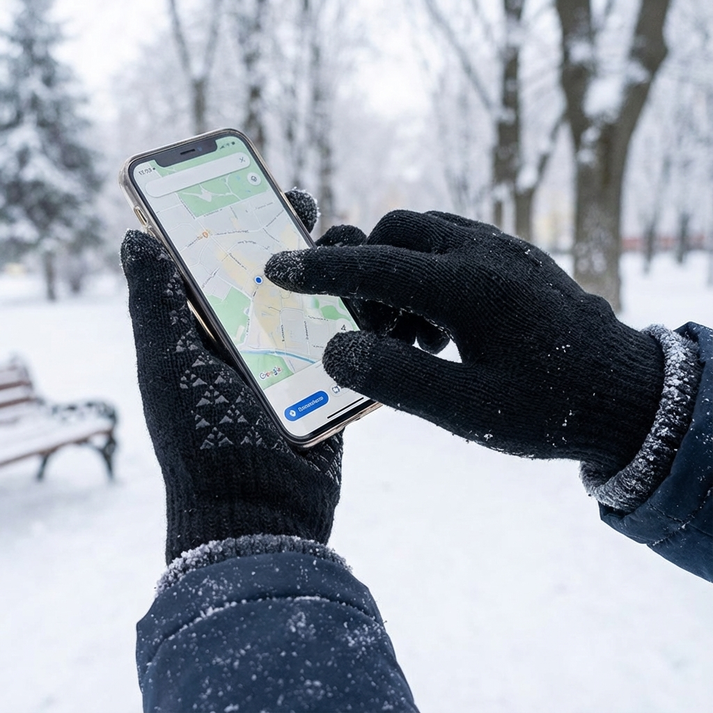 USB Heated Touchscreen Gloves