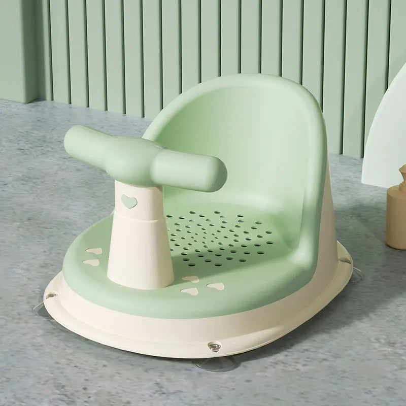 Adjustable Baby Bath Chair with Grip Handle