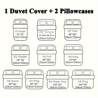 Cozy Fleece Duvet Cover Set with Zipper