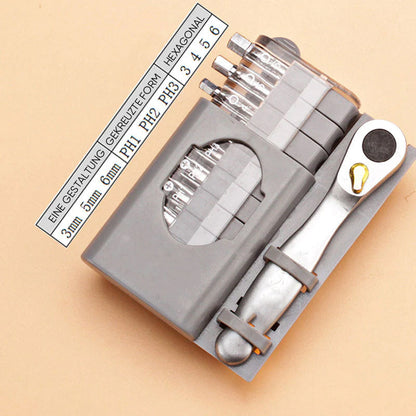 Compact Multi Bit Screwdriver Set