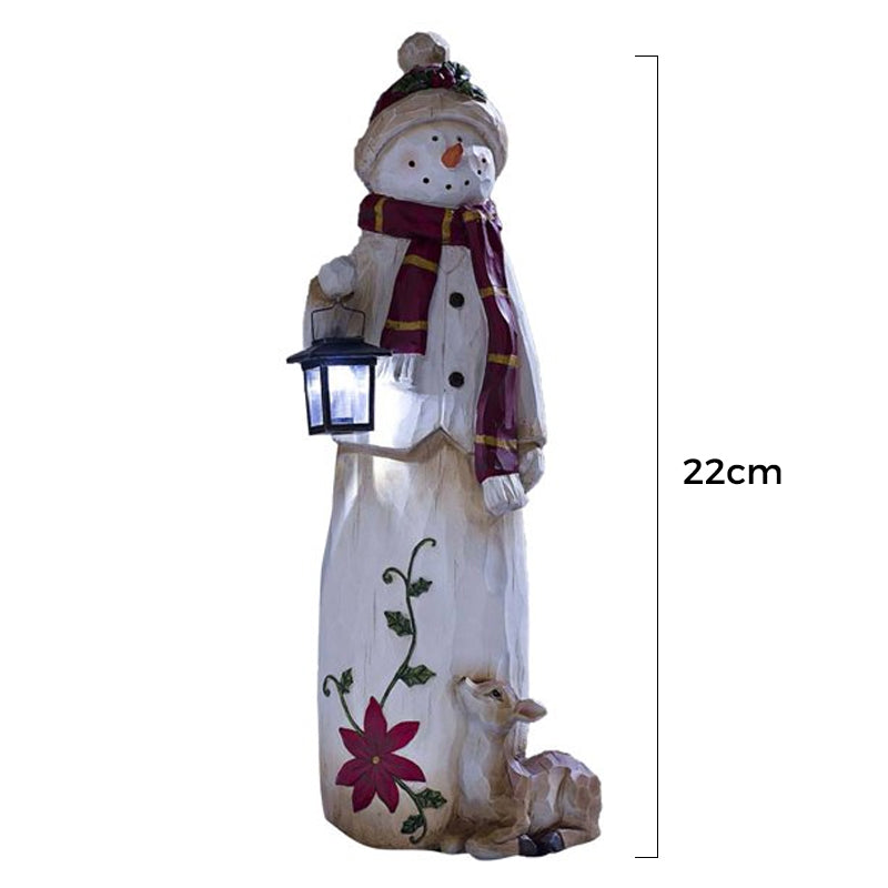 Winter Snowman Solar Powered Lantern - Yeezlab