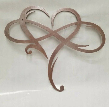 Lovely Metal Heart Wall Decor