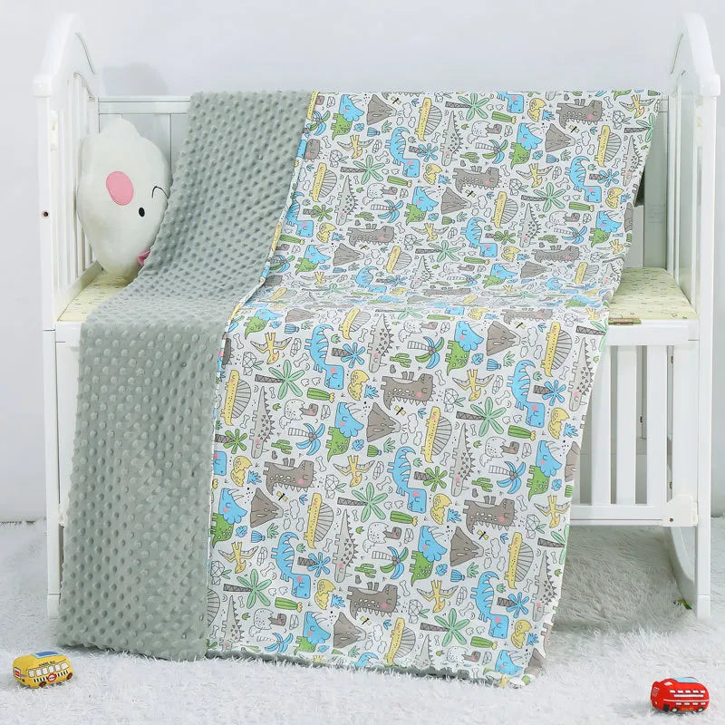 Plush Baby Blanket – Warm Double Layer Blanket
