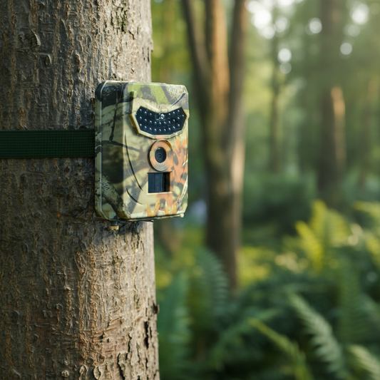 Outdoor wildlife trail camera with night vision