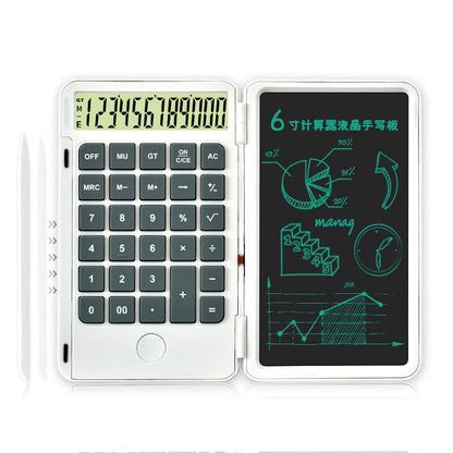Compact Dual Function Calculator with Erasable Notepad - Yeezlab