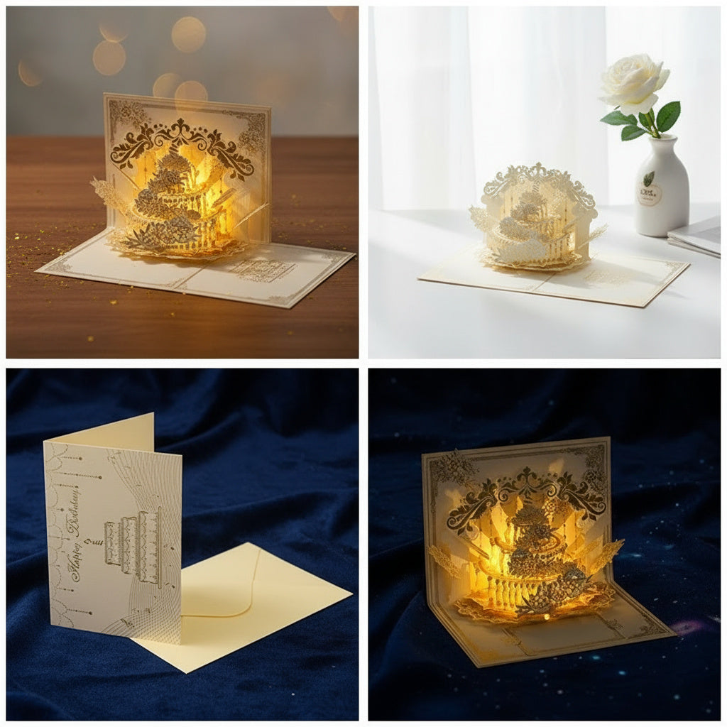 Fun LED Pop Up Birthday Card