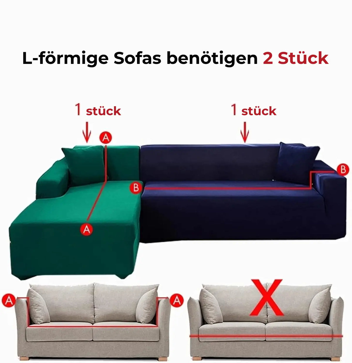 Stretchy Soft Sofa Protector Slipcover