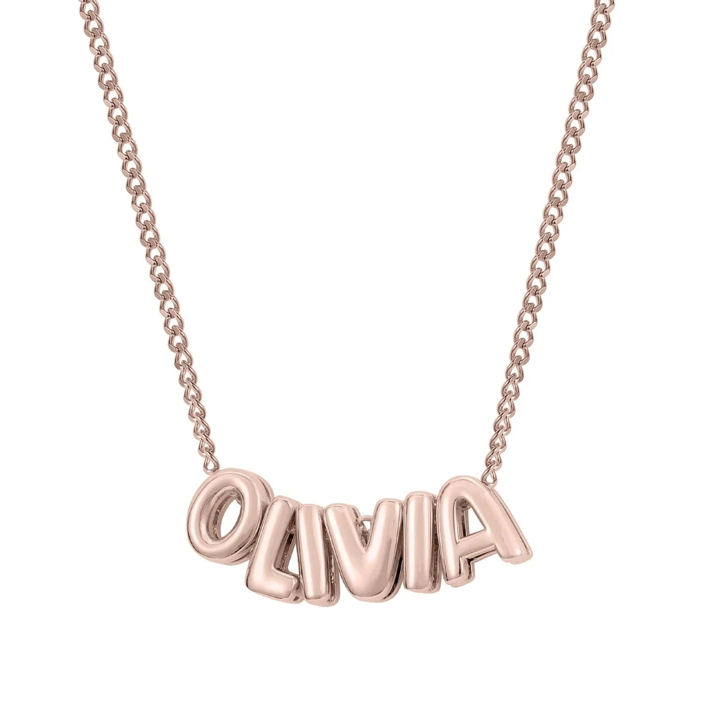 Delicate Script Name Pendant Necklace