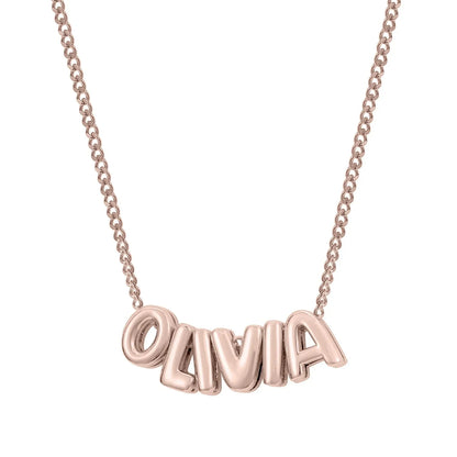 Delicate Script Name Pendant Necklace