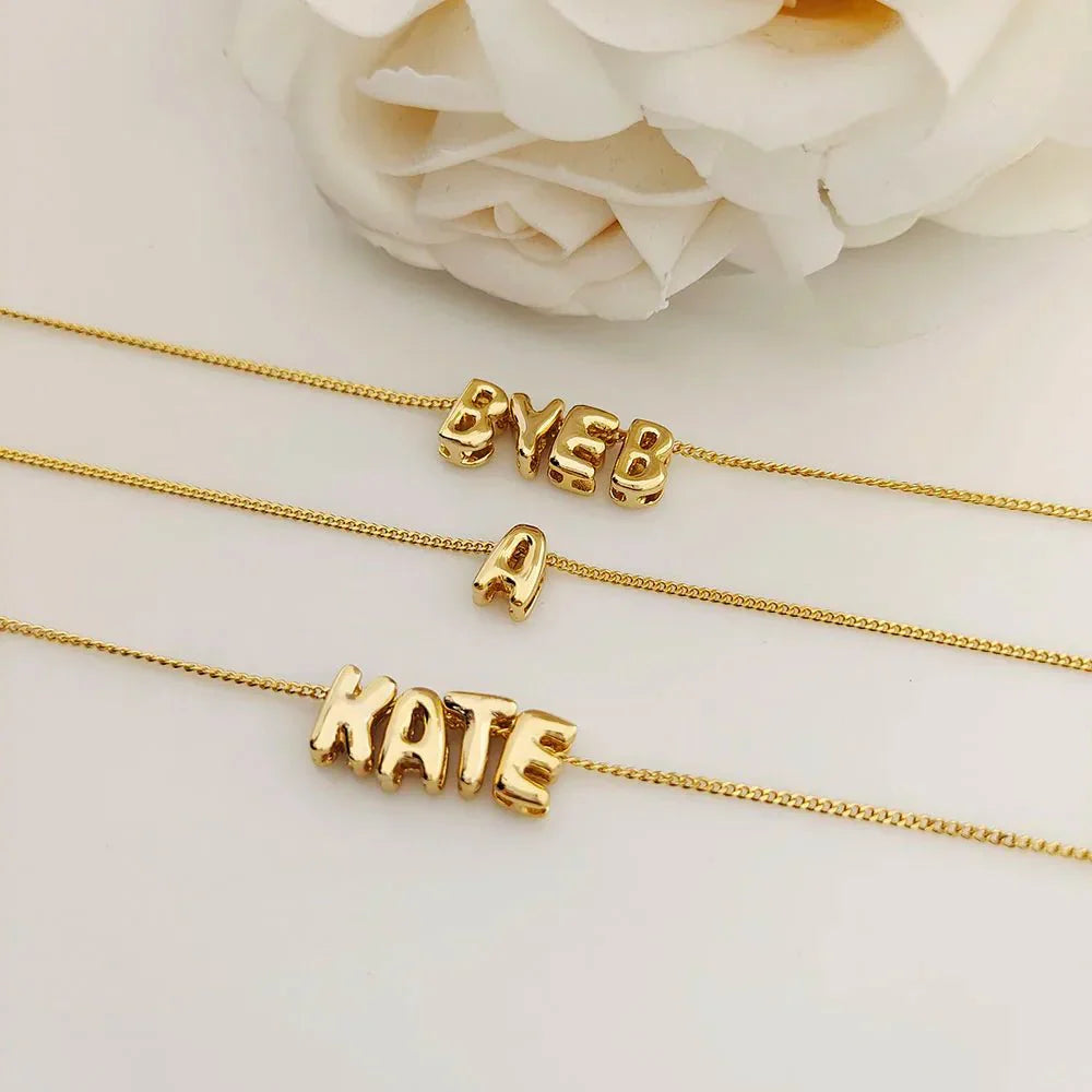 Delicate Script Name Pendant Necklace