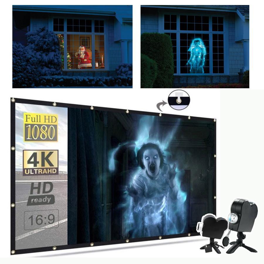 Halloween Holographic LED Projector Light Show