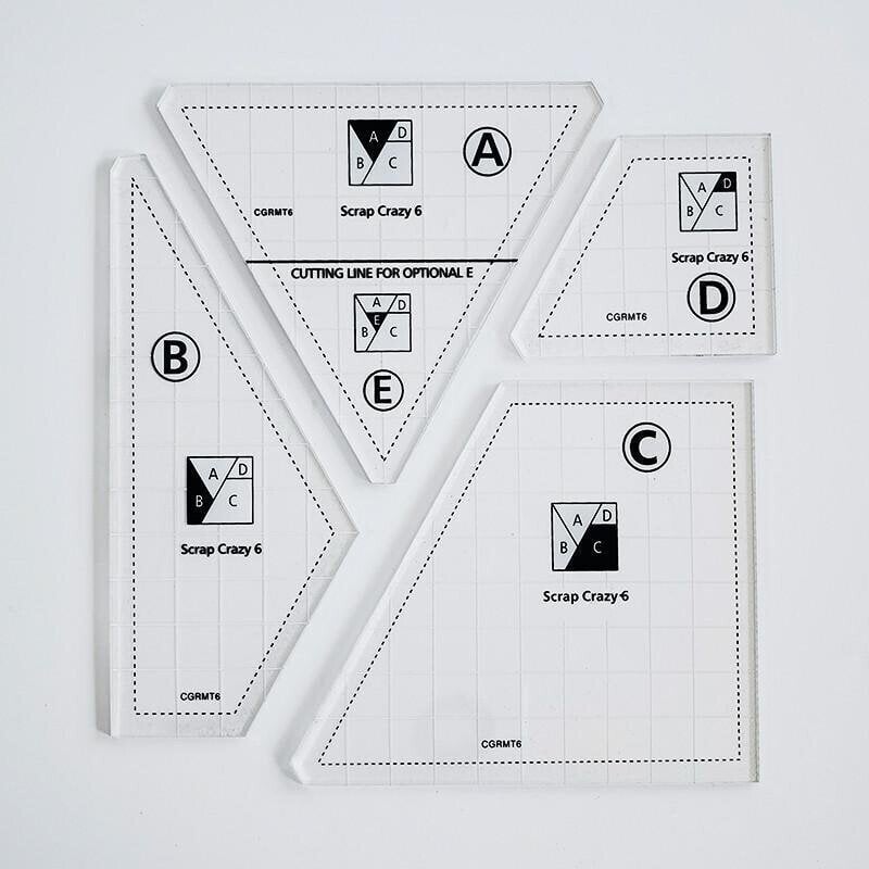 Easy Sewing Cutting Mat Template Set
