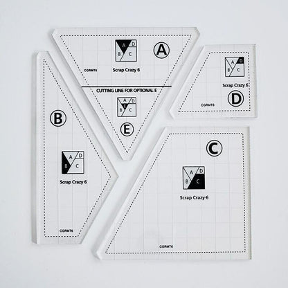 Easy Sewing Cutting Mat Template Set