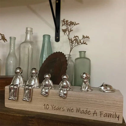 Heartfelt Family Love Sculpture