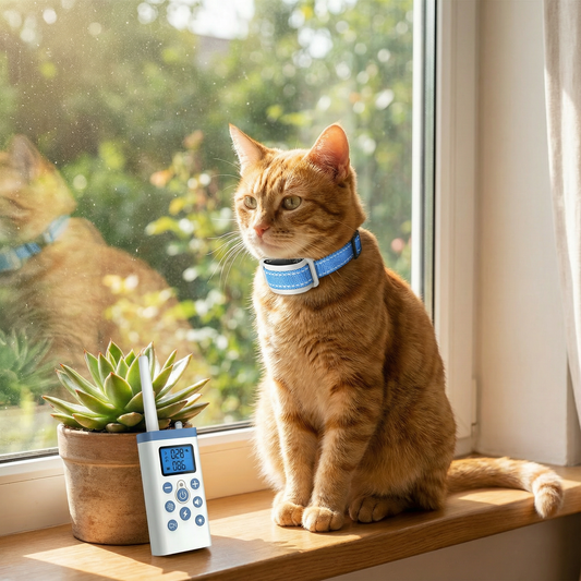 Cat Training Collar with Remote for Meowing Control
